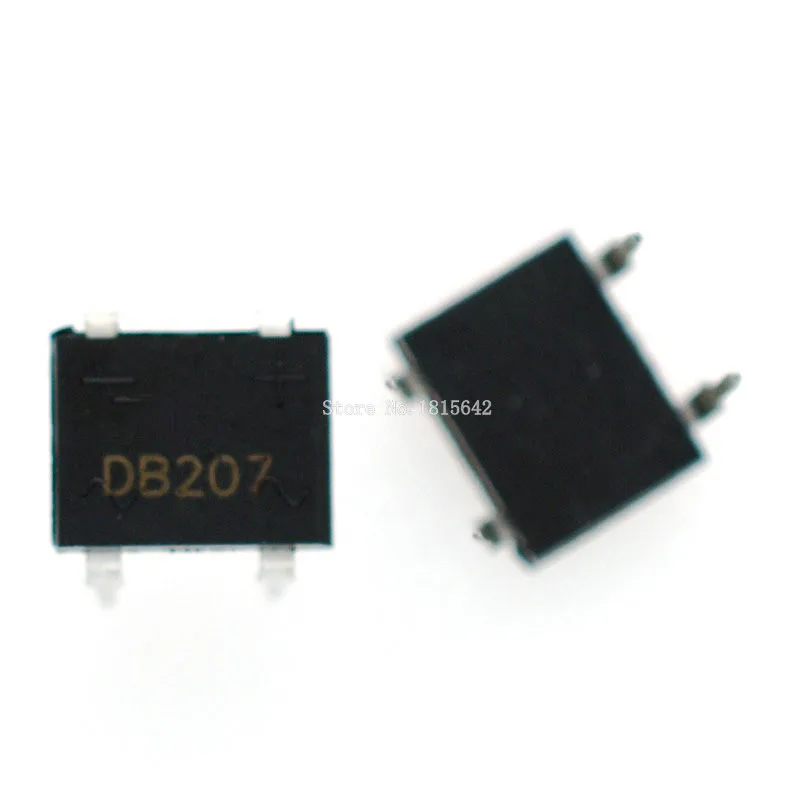 20 шт./лот DB207 DIP B207 DB207S DIP4 мостовые выпрямители 1000 В 2A | Электронные компоненты и