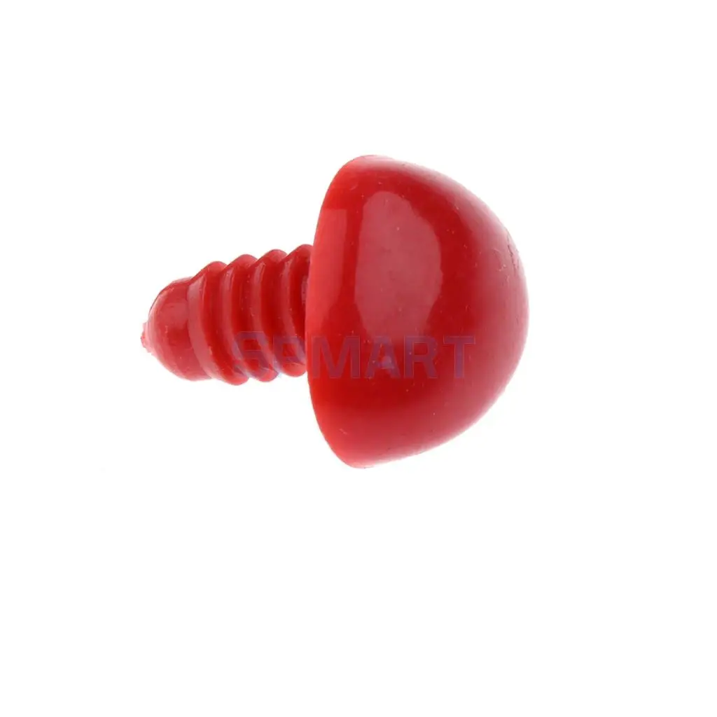 100 Pieces 14x18mm Triangle Safety Nose with BACKS for Teddy Bear Doll DIY Making Crafts - 4 colors