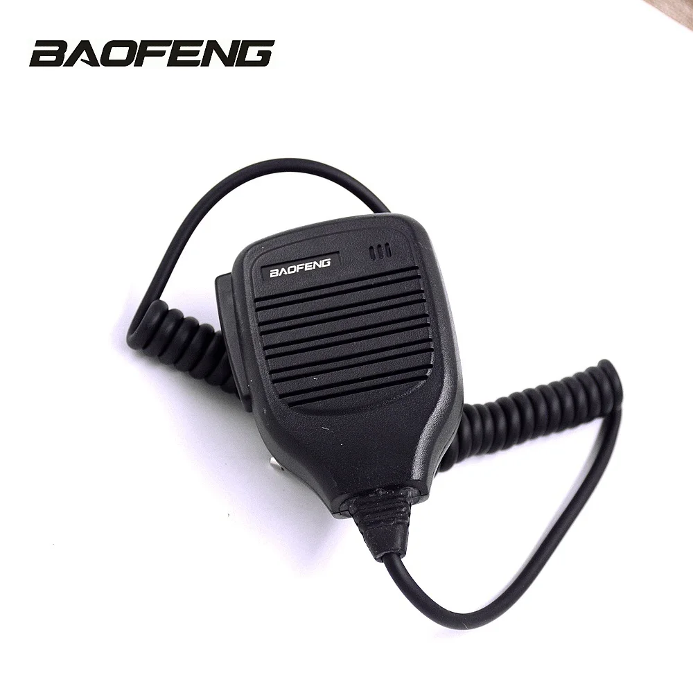

baofeng Practical Shoulder Handheld Speaker Mic 2 Pin for BaoFeng KENWOOD TYT HYT Walkie Talkie ham Microphone