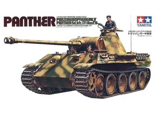 Tamiya 1/35 scale WW2 German Panther D Ausf D tank model kit
