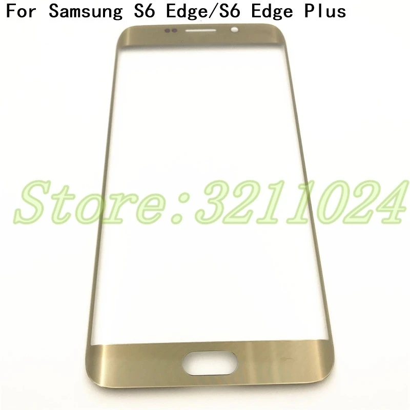 Хорошее качество для Samsung Galaxy S6 Edge G925F G925A и + Plus G928 G928F передняя внешняя стеклянная
