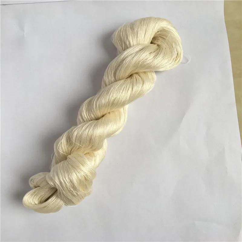 Undyed  Silk 120nm/2 100% Mulberry Silk Yarn   Natural white Raw Silk Yarn  100g 4