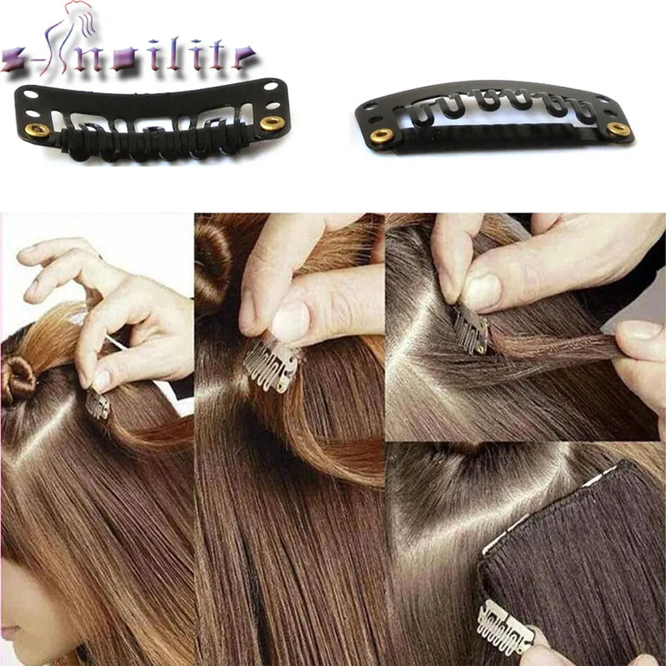 S-noilite 30 Inches 76CM Fall To Hips Clip in one piece Hair Extensions 3/4 Full Head 5 Clips Straight Synthetic hairpiece S-noilite 30 Inches 76CM Fall To Hips Clip in one piece Hair Extensions 3/4 Full Head 5 Clips Straight Synthetic hairpiece