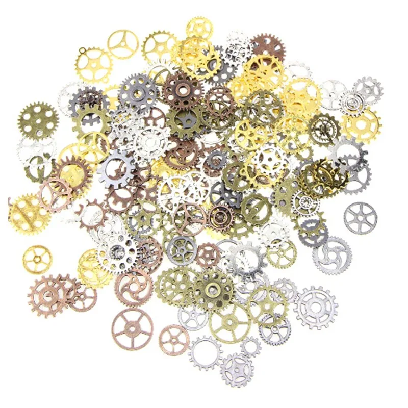 

New Arrival Alloy Metal Vintage Steampunk Charms Jewelry For DIY Necklace Jewelry Making