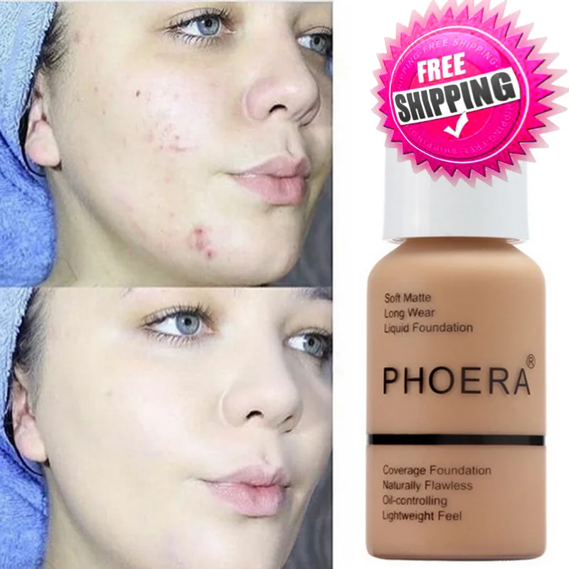 Основа под макияж жидкая матовая основа Full Coverage Foundation 30 мл