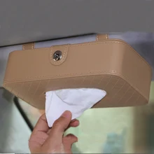 Кожаный Автомобильный солнцезащитный козырек коробка для салфеток Салфетка коробки зажим держатель для машины, офиса, дома козырек от солнца Бумажная Коробка органайзер автомобильные аксессуары