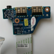 NEW for Lenovo Z500 P500 Z500T Z400 P400 Z400T Laptop USB Cable Audio Sound Card Board VIWZ1_2 LS-9062P