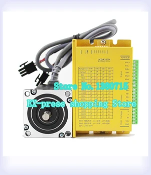 

LCDA357H+LC57H3100 20~50VDC 3PH 4A 3NM NEMA23 57mm DSP Closed-Loop Step Motor Drive Kit For Engraving Machines