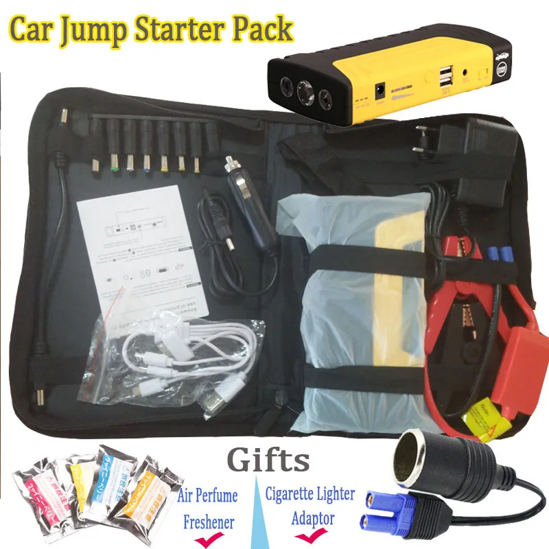 2018 Mini Starting Device Jump Starter Portable Starter Power Bank 12V Car Charger for Car Battery Booster Buster Diesel Auto 