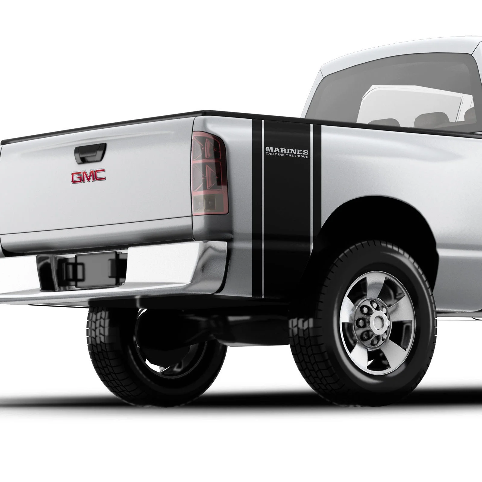 Для Marines the немногих гордая кровать для пикапа ленточная наклейка GMC SIERRA