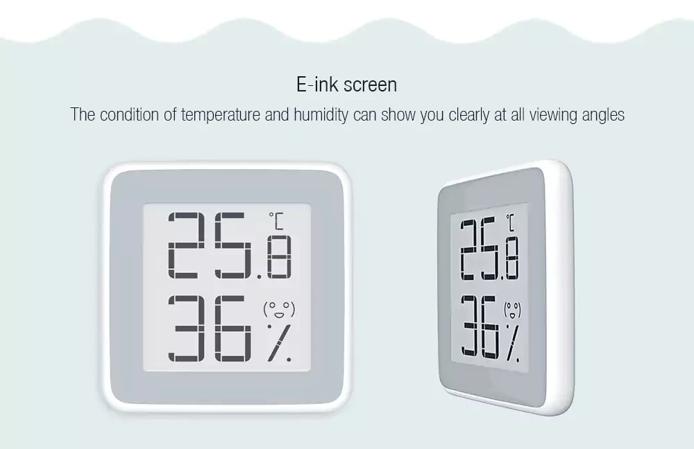 Mi jia mi ao mi aoCe цифровой измеритель влажности E-Link чернильный экран Высокоточный термометр Температура Hu mi dity сенсор ЖК-экран