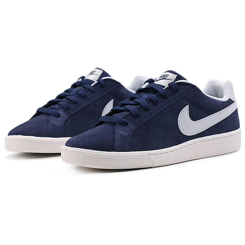 الأصلي جديد وصول نايك المحكمة مهيب الجلد المدبوغ الشتاء الرجال مريحة تنفس أحذية تزلج الكلاسيكية لبس حذاء رياضة 653485