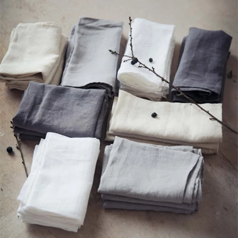 

100% Linen Right-angle Flat Sheet Luxurious Wash Flax Single & Double Sleep Sheet Hygroscopic Breathable Flat Sheet
