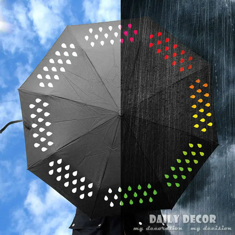 

New ! England style fashion color chang umbrella magic color changing parasol special gift umbrella for boy / girl / women