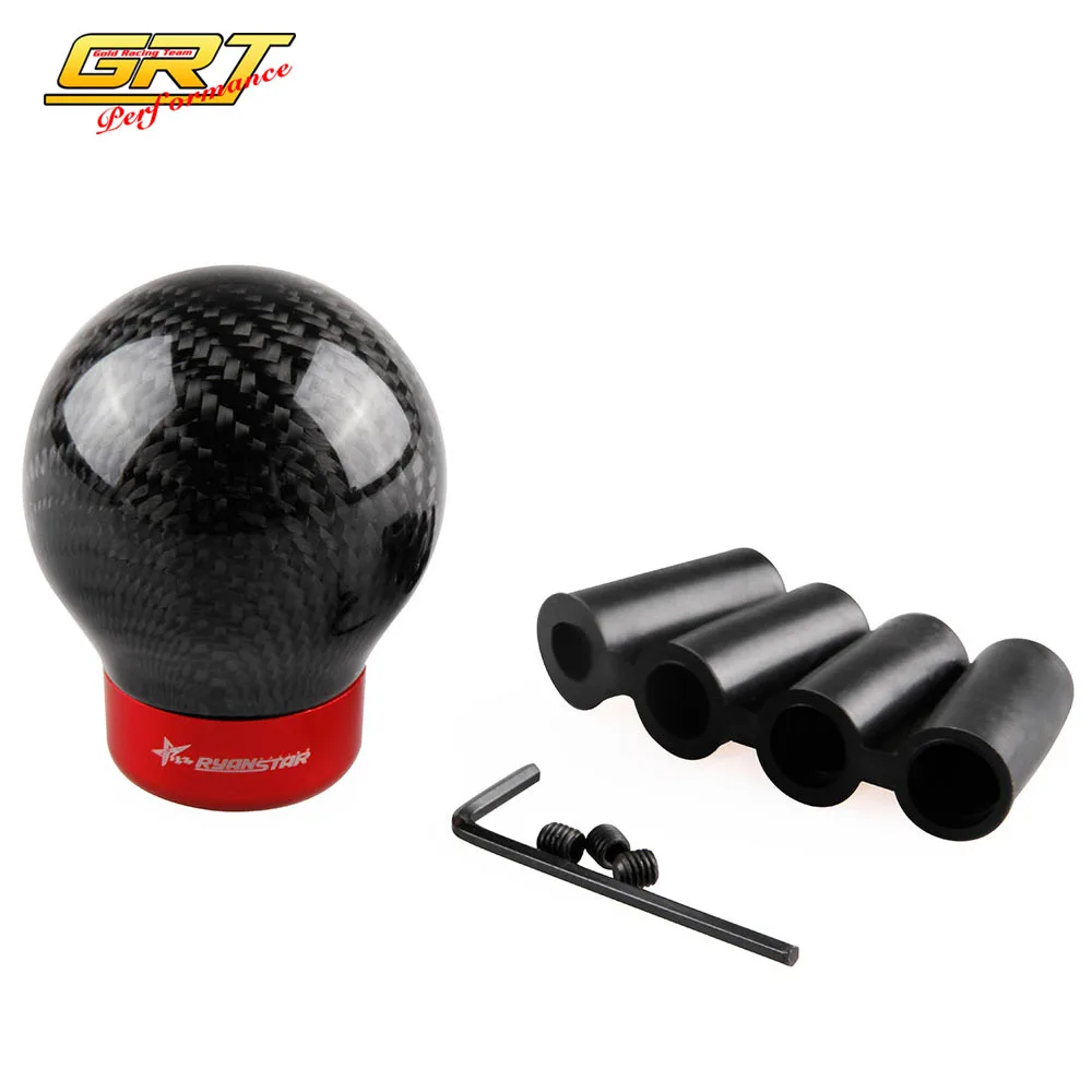

Ryanstar - Manual/Automatic Car Real Carbon Fiber Ball Type Gear Shift Shifter Knob Head RS-SK002-CA