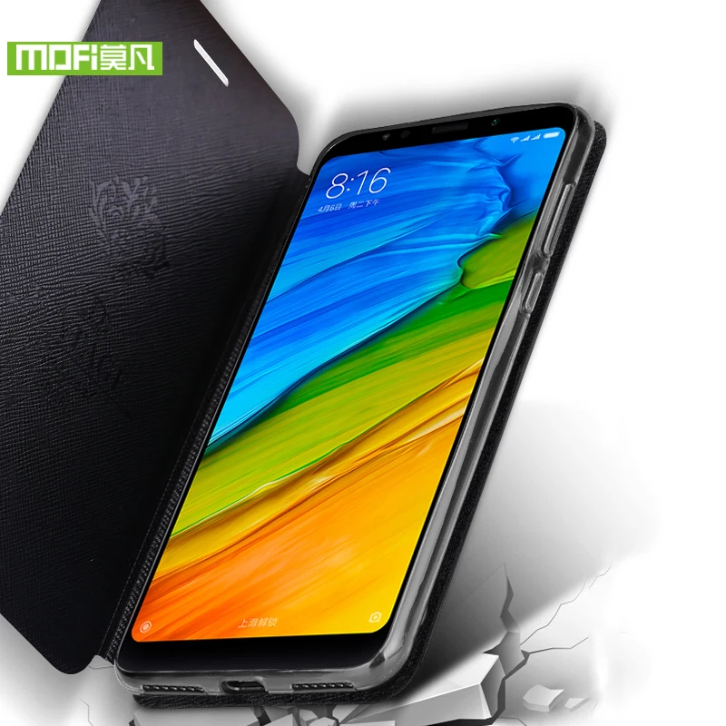 Mofi For Xiaomi Redmi 5 Plus case For Xiaomi Redmi 5 case cover silicone luxury flip leather For Xiaomi Redmi 5 Plus case hard