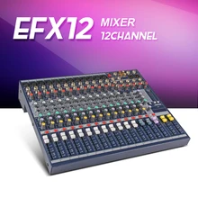 Highest quality!!!EFX12 Audeo mixer DJ mixer Stage performances Mixer with Effects 110V-220V Voltage