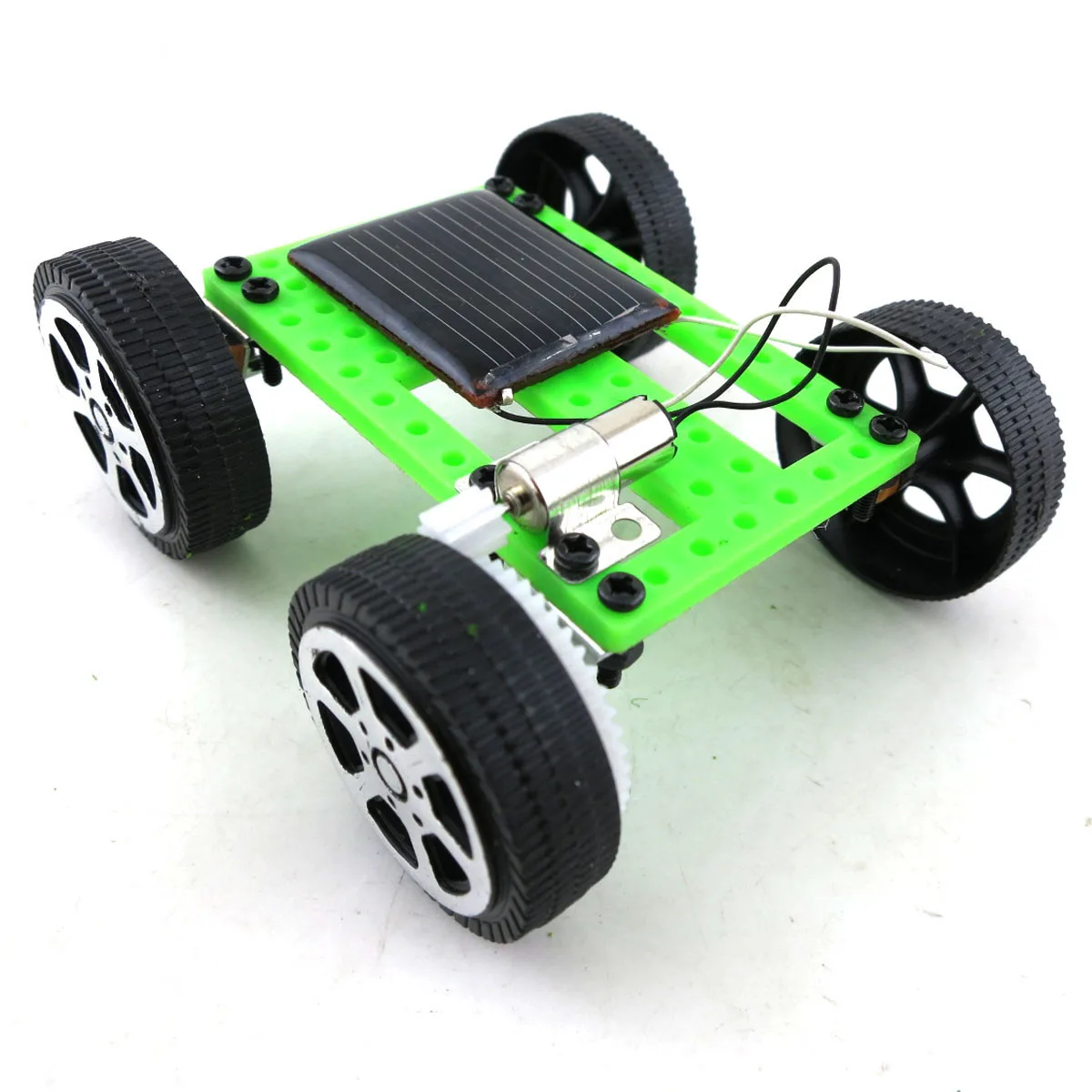 

Creative Kids Early Education DIY Solar Energy Car Science Experiment Puzzle Building Blocks Assembled Novelty Solar Toy
