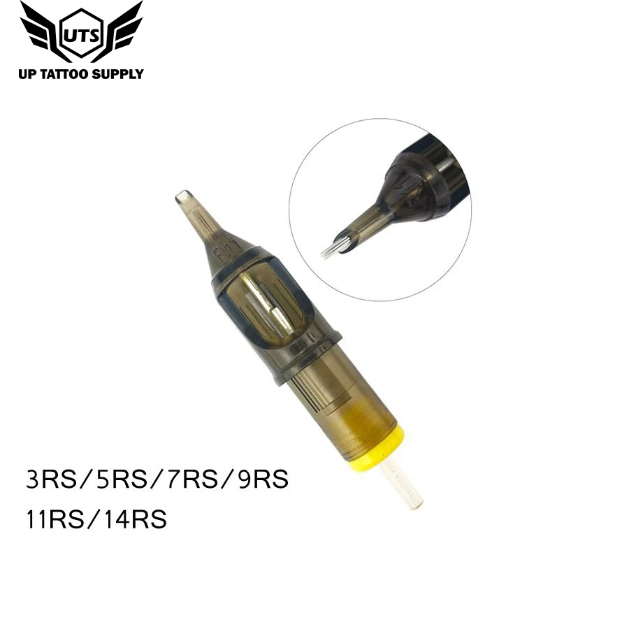 

20pcs Tattoo Needles Permanent Makeup Cartridges Disposable Eyebrow Tattoo Machine Needle Cartridges 3RS/5RS/7RS/9RS/11RS/14RS