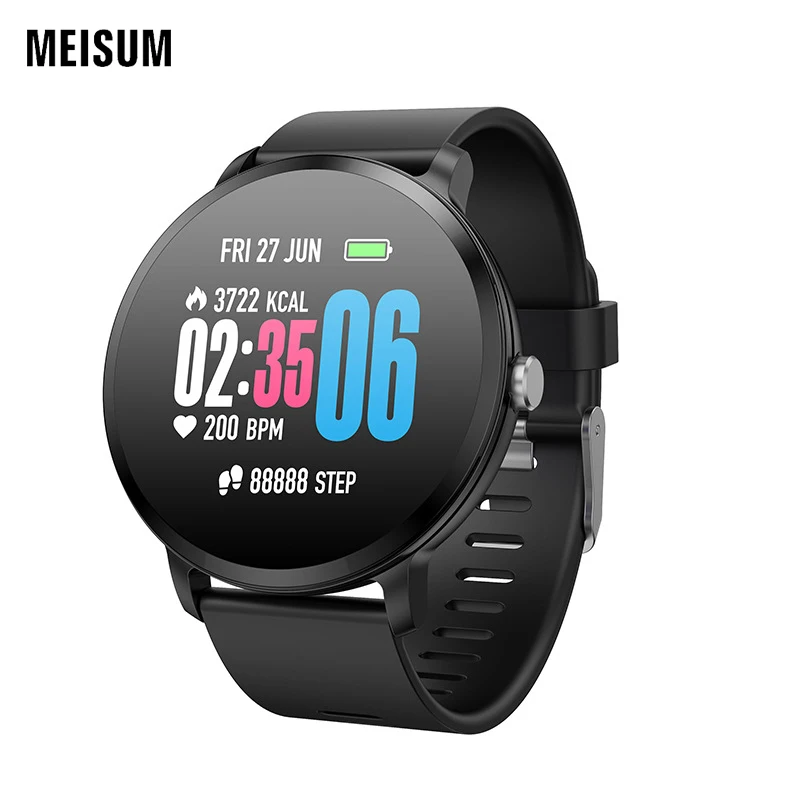 

MEISUM Sport Smart Watch Women Men Heart Rate Monitor Fitness Bracelet Push Message SmartC lock Android Watch Phone Ticwatch