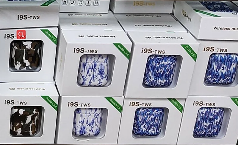 50 шт. i9S наушники вкладыши Tws беспроводной Bluetooth 5 0 красочные мини стерео гарнитура