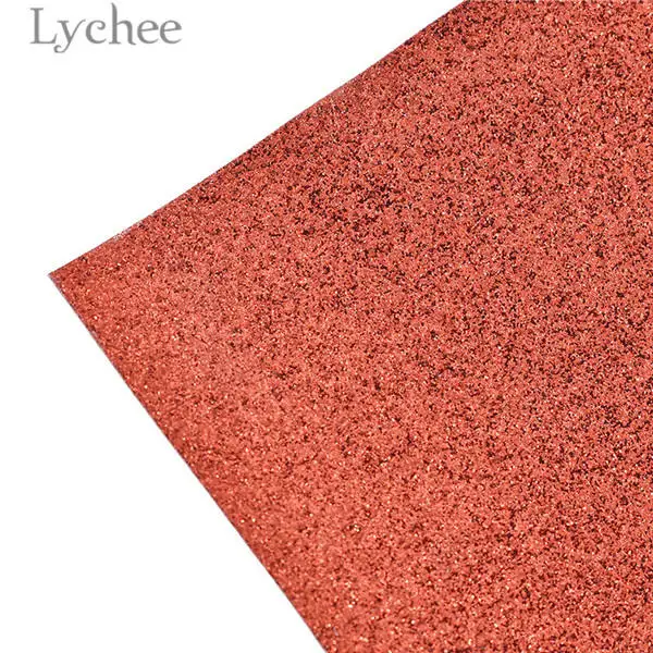 Lychee Life 29x21 см A4 самоклеящиеся блестящие ПУ ткань высокого качества шитье Синтетическая Кожа DIY материал для сумки одежды - Цвет: 4