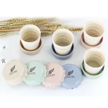 1 шт. каваи-чашки портативная Пшеничная солома пластиковая телескопическая Питьевая Складная чашка домашний декор