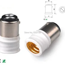 50 шт. BA15D к E14 LED адаптер розетка свет лампы держатель подвесной светильник люстра лампа BA15D-E14 настольная лампа база гнездо конвертер