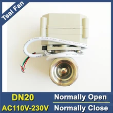 TF20-S2-C нержавеющая сталь DN20 BSP/NPT 3/4 ''нормально открытый нормально закрытый клапан AC110-230V приводной клапан CE IP67 металлический редуктор