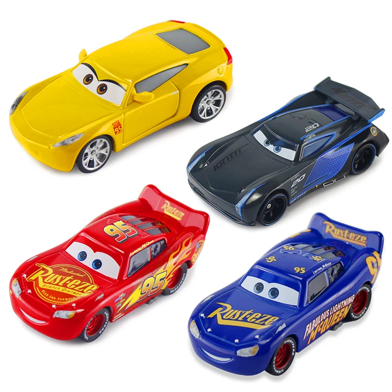 Disney Pixar Cars 2 3 Новое сказочное освещение McQueen Jackson Storm Cruz Ramirez металлическая машина модель детская Рождественская игрушка-лучший подарок