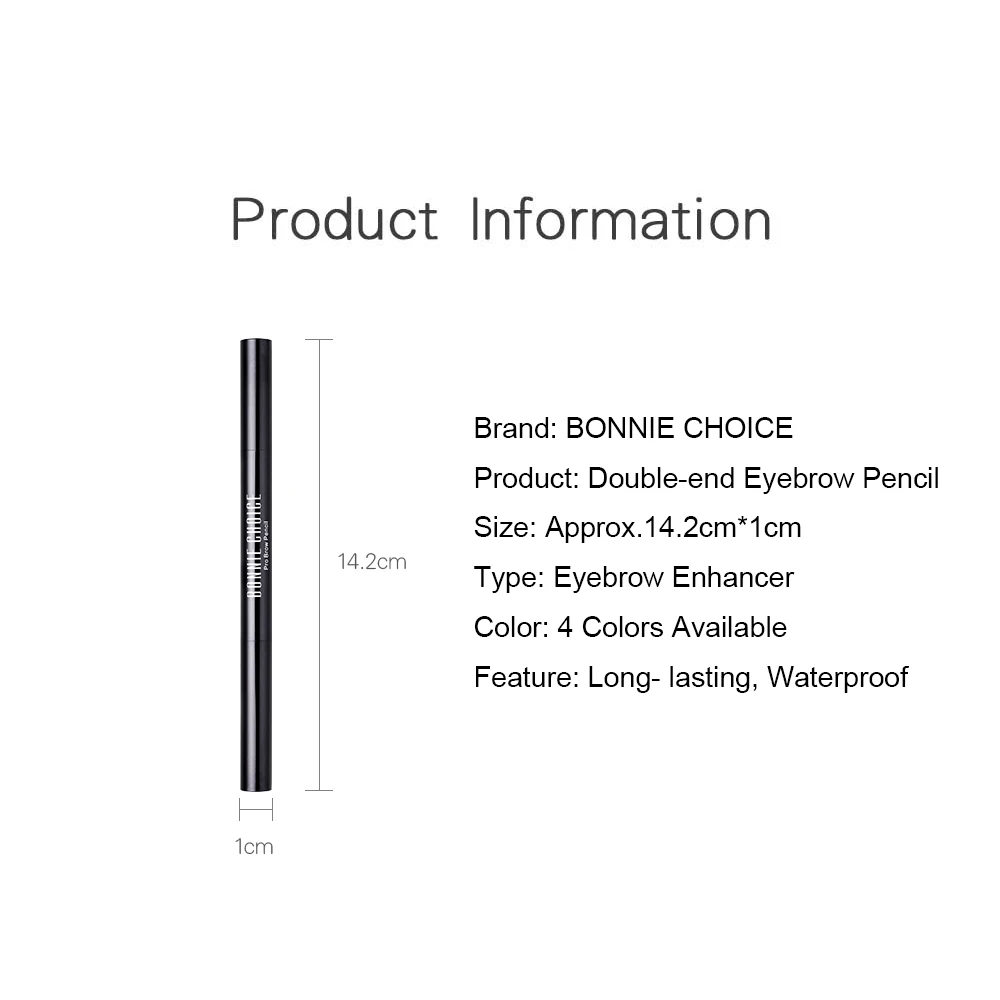 Bonnie Choice стойкий водостойкий автоматический карандаш для бровей с кисточкой косметика