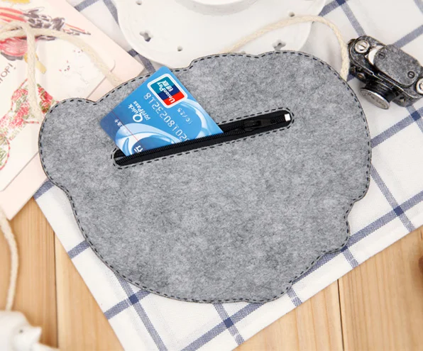 Войлочный набор сделай сам сумочка Lucky Cat 15 5x25 см ручная работа шитье Детская