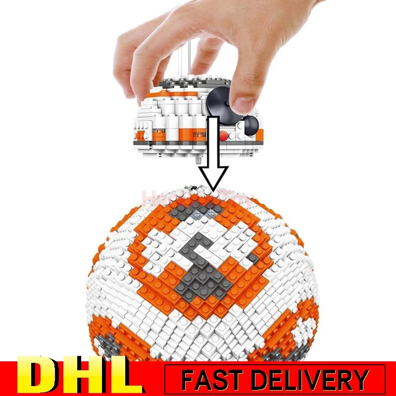 LELE/35020 2069 шт MOC Star Battle Ultimate коллекционера BB8 робот модель строительные блоки