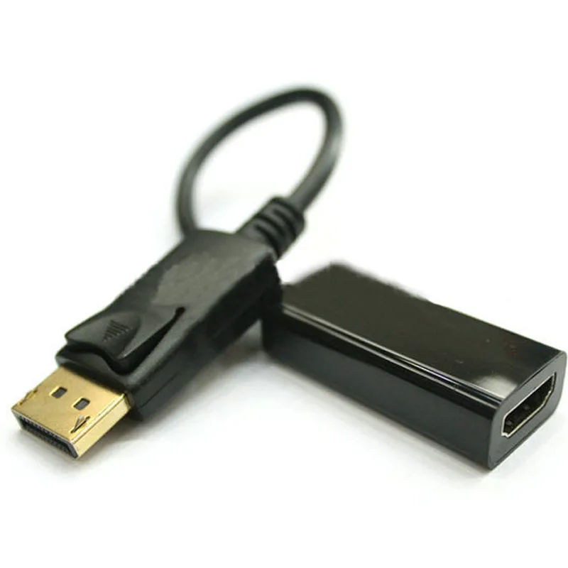 

DP Displayport Male to HDMI Female Cable Converter Adapter for PC HP/DELL Digital to Analog Video Audio For PC Laptop Tablet TV