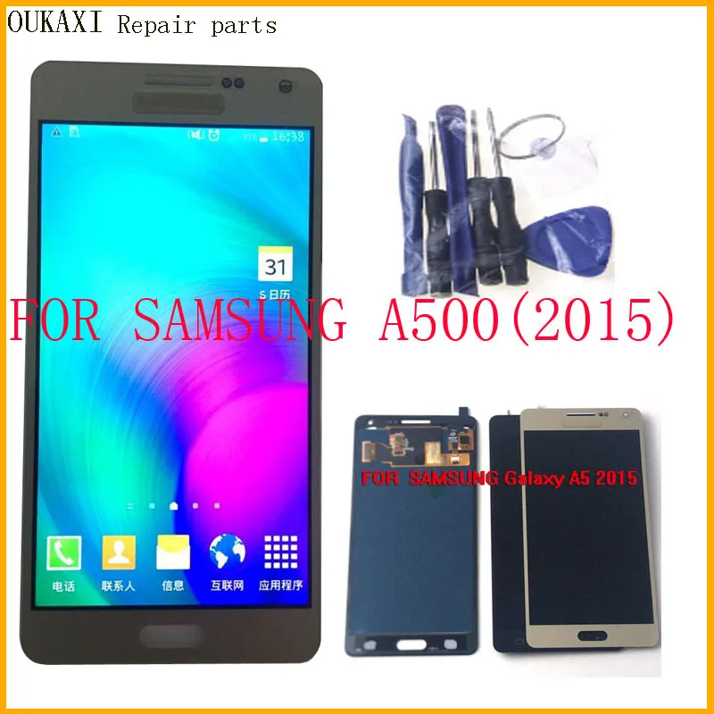 

TFT A500 LCD For SAMSUNG Galaxy A5 2015 A500F A500 A500F A500M LCD Display Touch Screen Replacement Repair parts free shipping