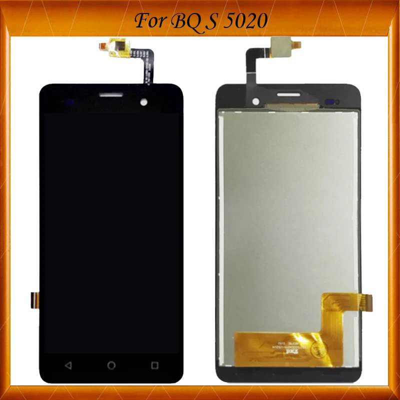 100% хорошо работает для BQ mobile BQS-5020 strike BQS 5020 ЖК-дисплей + сенсорный экран