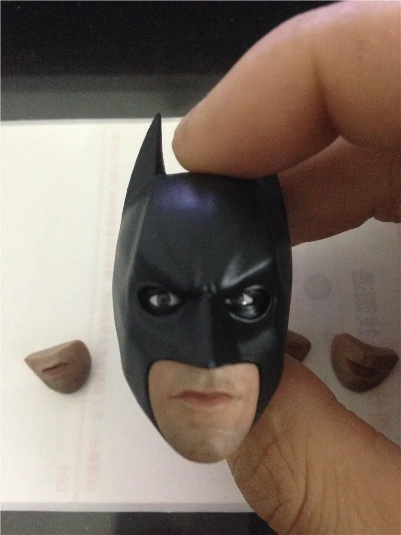 

Estartek 1/6 Batman Moveable Eyes and 4 Type Mouth Head Sculpt for 12inch Action Figure DIY