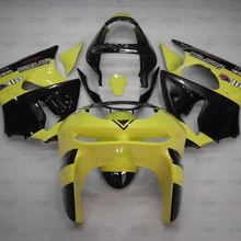 636 Zx-6r 1998-1999 обтекателя Наборы ниндзя Zx-6r 1999 тела Наборы ниндзя Zx-6r 99 Желтые Черные Пластиковые обтекатели