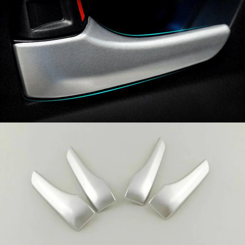 

For Toyota RAV4 RAV 4 2016 2017 2018 ABS Matte Inner Door Handle Cover Door Catch Cover Trim Molding Surround Trim 4PCS