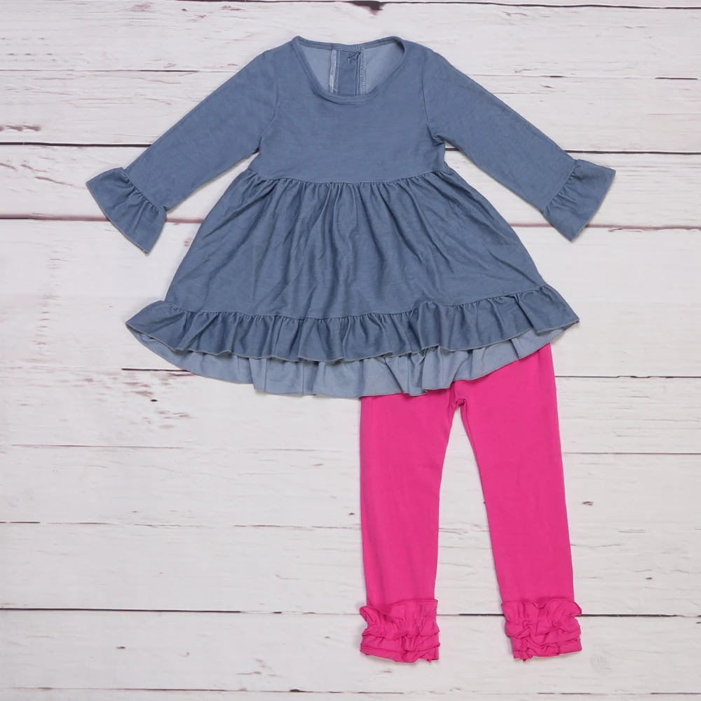 

2019 persnickety remake boutique girls clothing sets fall winter children clothing remake cowboy suit 2GK906-1319