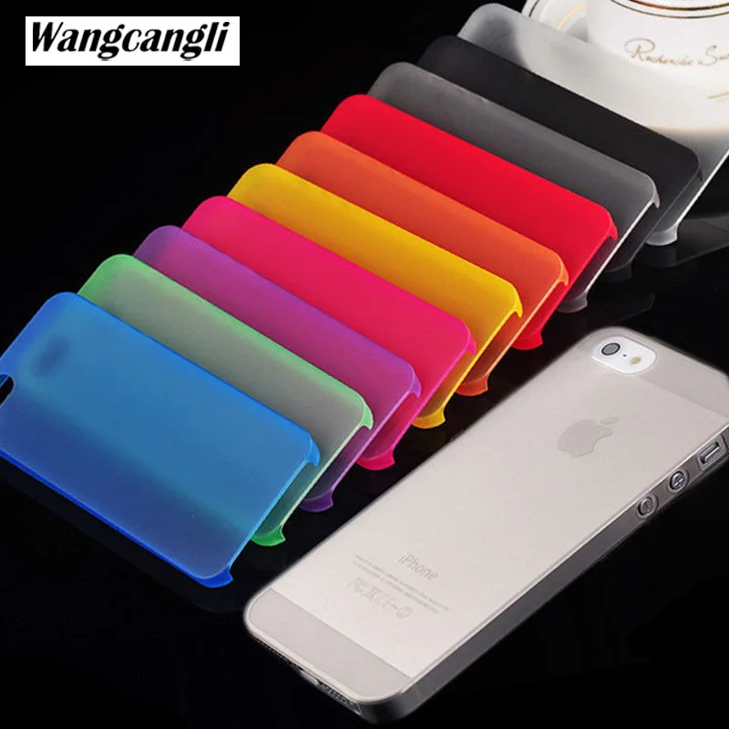 wangcangli for iphone 6 case 5s Phone protection Ultra thin Solid color phone shell 7 PC Scrub shells | Мобильные телефоны и