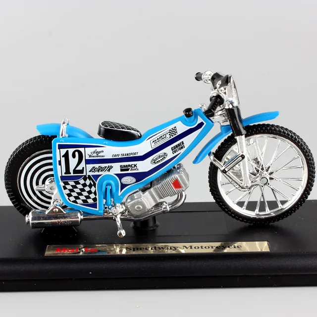 118 scale mini No.12 Speedway Motorcycle model track maisto racing