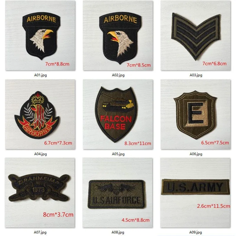 Super-Quality-9pcs-Military-Sets-Embroidered-Patches-for-Clothing-Stripes-Sew-Iron-on-Clothes-Patch-Motorcycle (1)