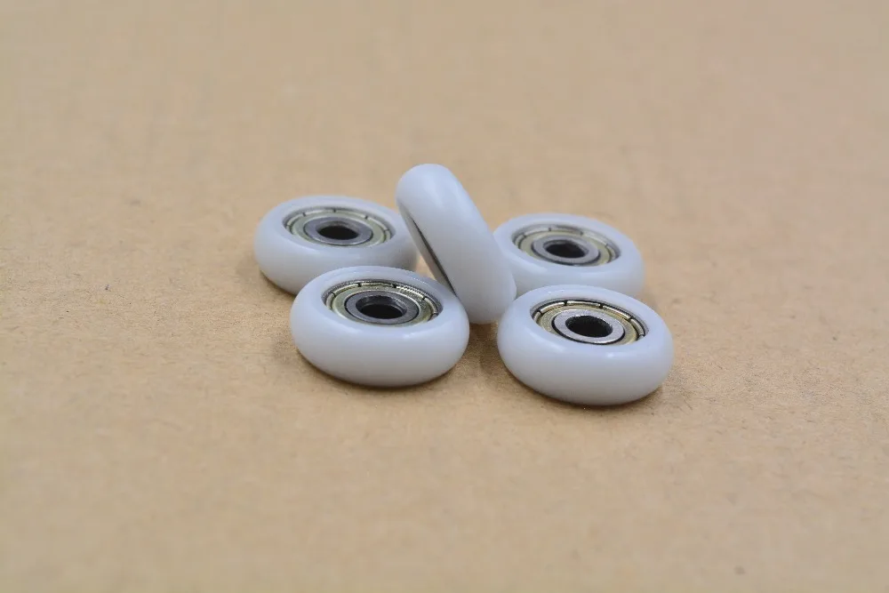 3d printer pulley 5mmx21.5mmx7mm nylon plastic spherical arc ball bearing include 625ZZ R5x21.5x7 1pcs