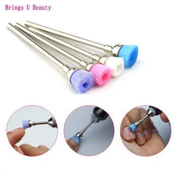

2pcs/lot Nail Drill Brush 3/32'' Machine Files Professional Electric Nail Art Drill Bit Cleaning Manicure Drills Accessories