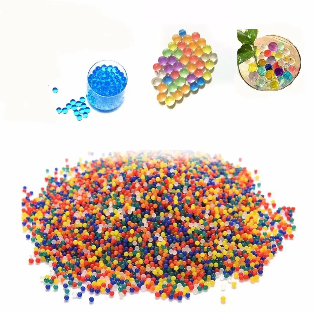 

10000Pcs /lot Water Bead Magic Water Balls Pearl Shaped Crystal Soil Water Beads Kid Toy Wedding Home Decoration