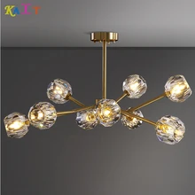 KATE Modern LED Copper chandelier lighting living room for Foyer Stair Restaurant light chandeliers duplex building stair crystal chandelier spiral villa foyer led chandeliers light lighting free shipping