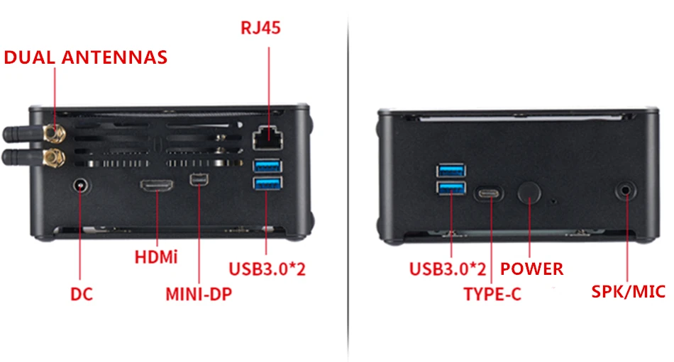 Xeon E-2176M Мини ПК Intel i9 8950Hk Windows 10 linux DDR4 Ram Core i7 8750H Wifi M.2 NGFF/Nvme SSD HDMI DP игровой компьютер