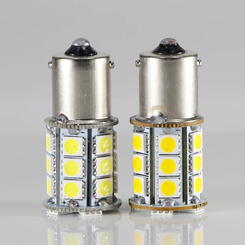 2 шт. bombilla 12v 24v S25 P21W 1156 BA15S 3W светодиодные лампы автомобильные огни авто сигнал