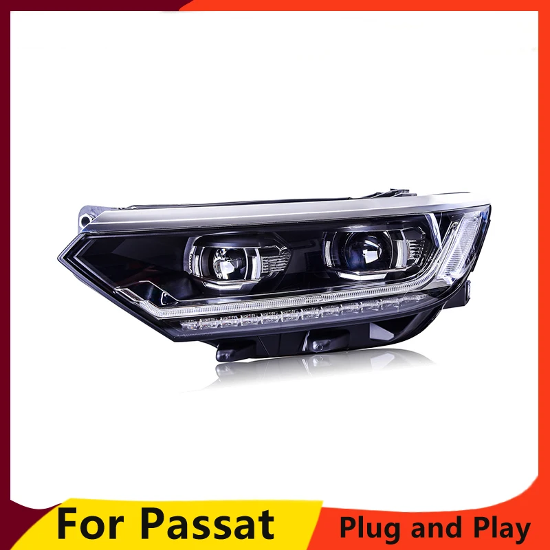 KOWELL автомобильный Стайлинг головы для VW Passat B8 EUR Verson фары Passat B8 светодиодный DRL H7 D2H Hid биксеноновый луч